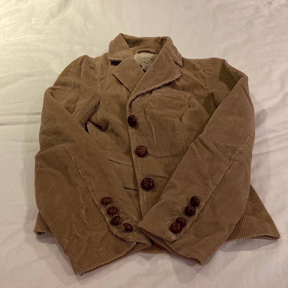 LL Bean Beige Business Jacket (Size 6)